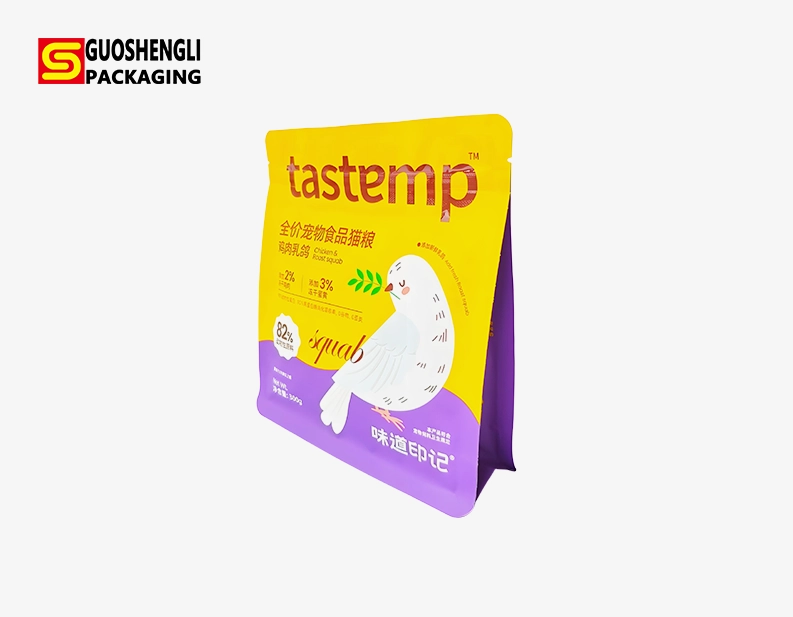 flat bottom bag with zipper